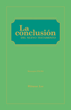 Conclusi&ocute;n del Nuevo Testamento